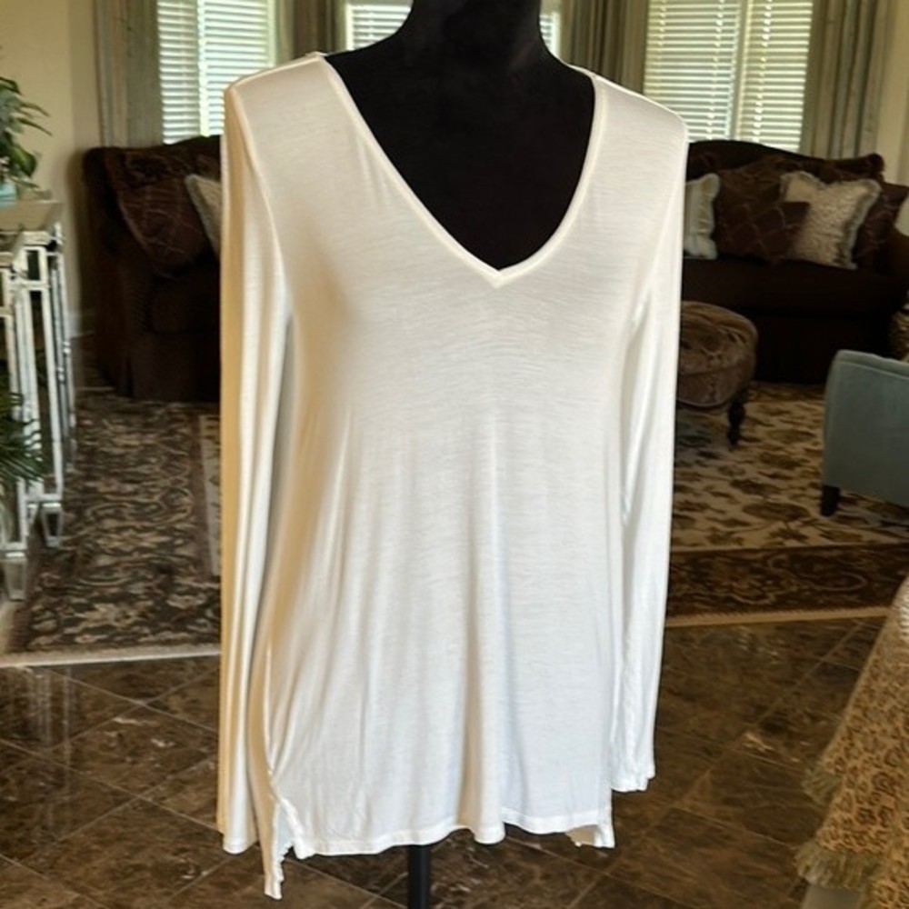 EUC, WHBM pleated tee S